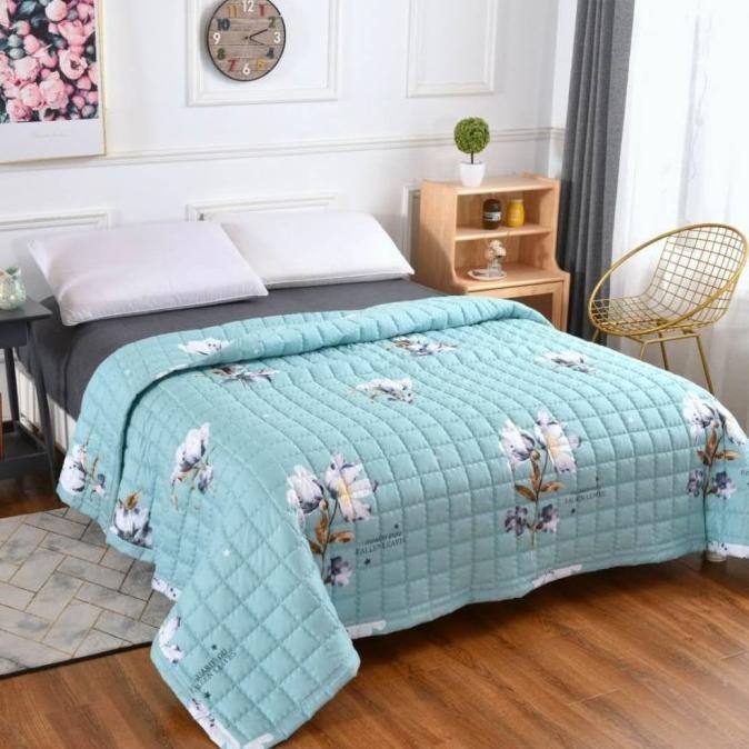 Murah Selimut Katun 180X200 Model Bedcover Tipis Bahan Lembut Dan Adem