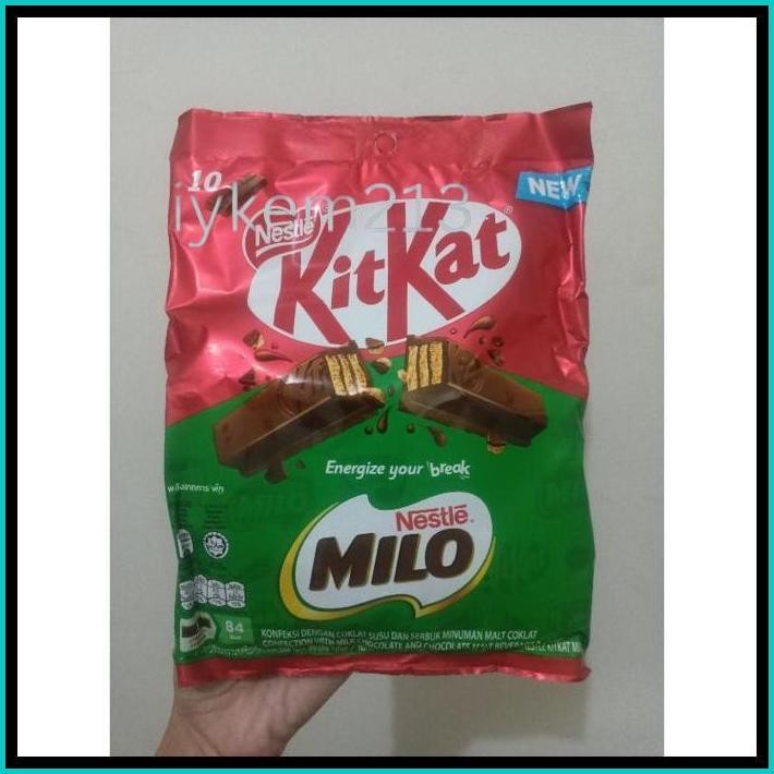 

NESTLE KITKAT X MILO ISI 10PCS MALAY