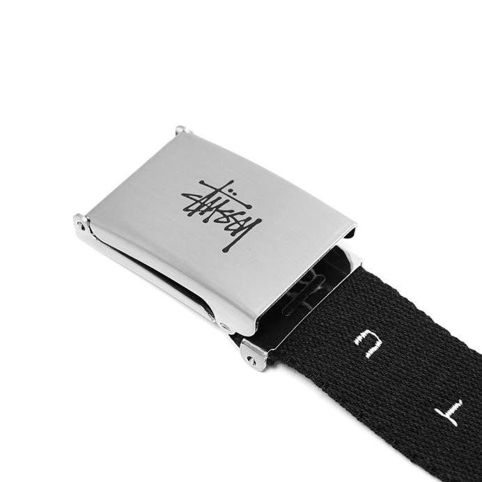 ready  Stussy Small Text Webbing Belt