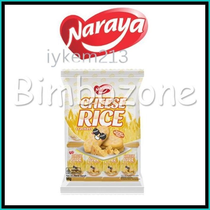 

BIMBOZONE - NARAYA RICHY SNOW RICE CHEESE CORN CRACKERS KREKER BERAS 120 GR