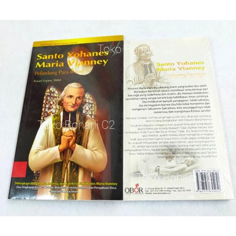 jg-56 HRN-813 Buku Santo Yohanes Maria Vianney (Pelindung Para Imam) - Buku Rohani - Buku Obor Origi