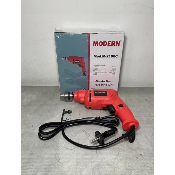 ty-65 VE29 Mesin Bor M-2100C Modern / Mesin Bor 10mm Modern / Mesin Bor Listrik 10mm Modern / Mesin 
