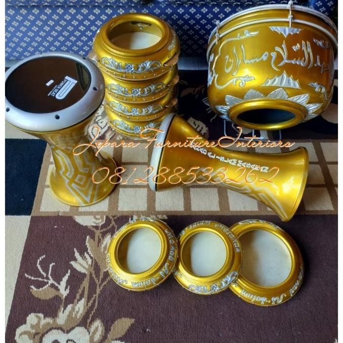 BARANG TERLARIS ALAT MUSIK HADRAH REBANA TERBANGAN MARAWIS DARBUKA