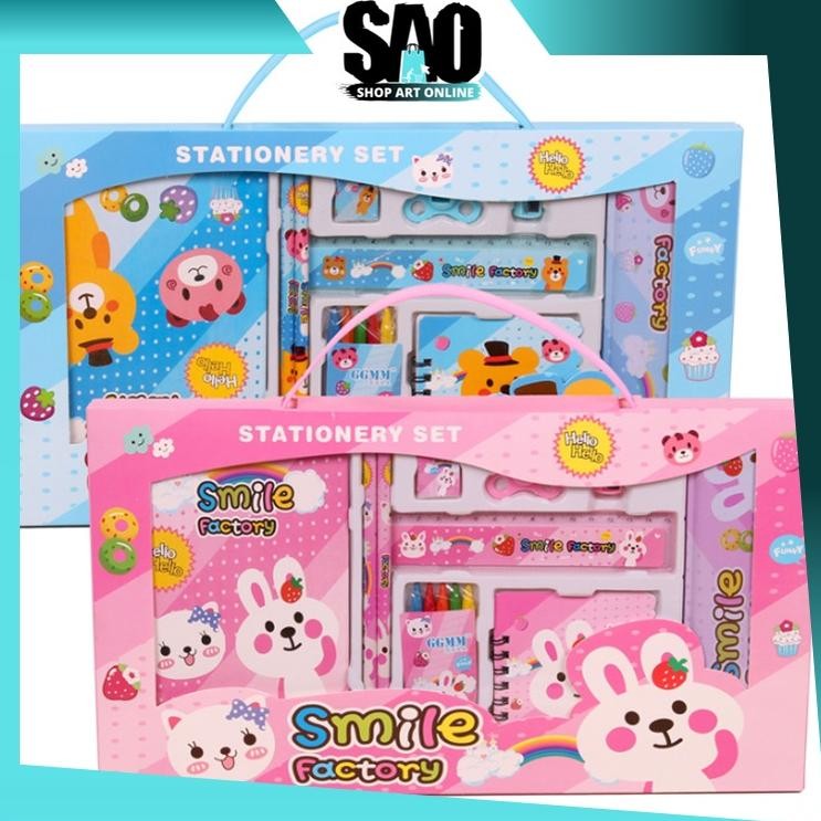 

SAO - S5982 SET ALAT TULIS 8 IN 1 / SET ALAT TULIS ANAK MOTIF KARTUN / SET ALAT TULIS 8 IN 1 LUCU / STATIONERY SET 8 IN 1 LUCU
