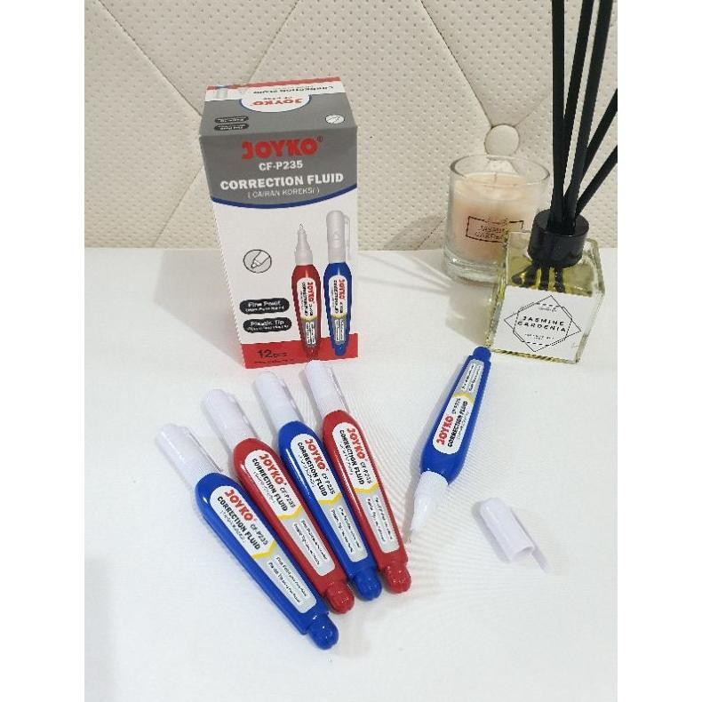 

(12PC) TIPEX JOYKO MINI KECIL CF-P235/CORRECTION FLUID/TIP-EX PEN MINI