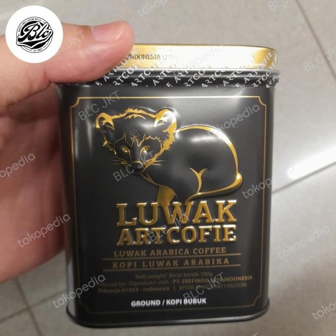

Sale Luwak Artcofie Arabica Tin Box 100Gr | Kopi Bubuk | Ground Coffee