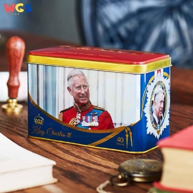 

Sale New English Teas King Charles Iii Tea Tin 40 English Breakfast Teabags