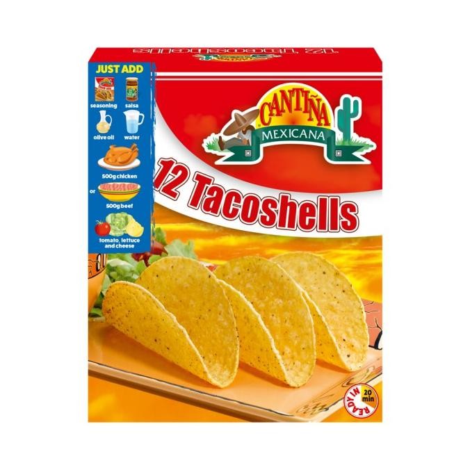 

Grosir Taco Cantina Mexicana Isi 12 Taco Shells 150G