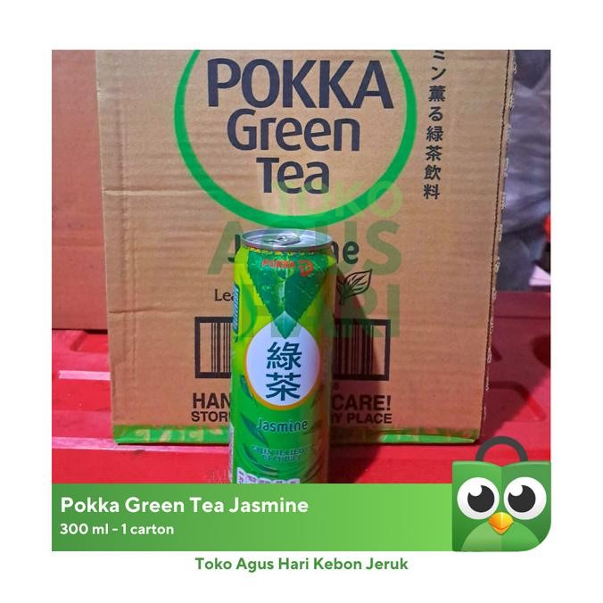 

Grosir Pokka Green Tea Jasmine 330 Ml Isi 24 Kaleng