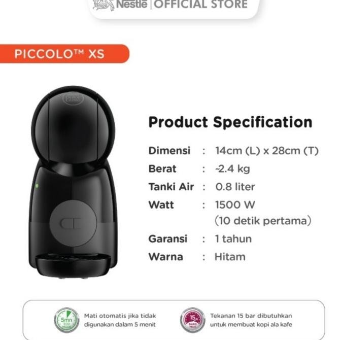 

Grosir Nescafe Dolce Gusto Piccolo Xs New. Free 3 Capsule. Terbaru Termurah