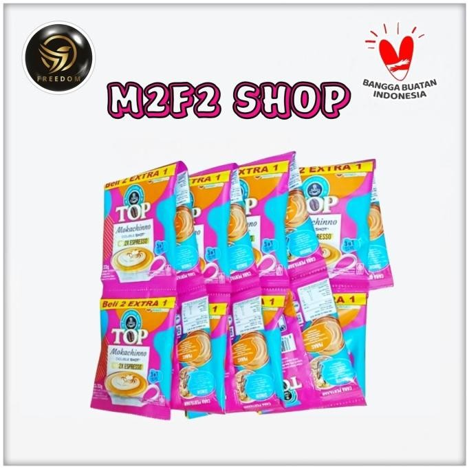 

Sale Top Premium Coffee Blend Mokachinno Double Shot Espresso 3In1 Instant | Kopi Serbuk Rasa Moka Sachet - 22 Gr (Harga Karton)