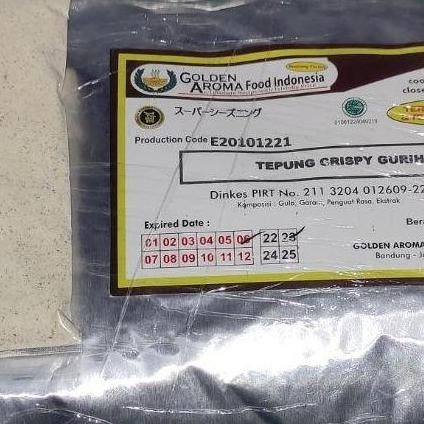 

Murah Tepung Crispy 1 Kg (Varian Gurih Dan Pedas) Gafi - Tepung Halus Untuk Pelapis Metode Basah Untuk Ayam Crispy/Geprek/Shihlin/Ikan/Cumi Dll, Halal, Praktis Tinggal Campur Air, Rasa Mantap