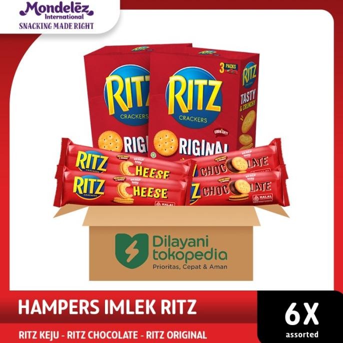 

Grosir Paket Hampers Imlek / Cny - Ritz Crackers Sandwich Keju Dan Cokelat