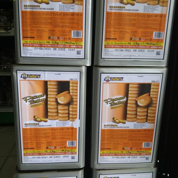

Promo Julie'S Peanut Butter Sandwich Tin 5Kg