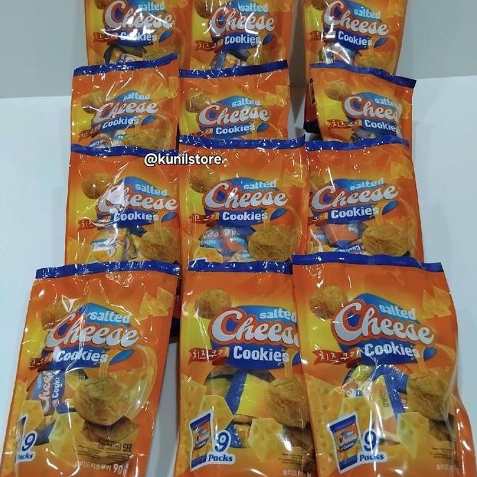 

Promo Paket Reseller 12 Pcs Naraya Salted Cheese Cookies Isi 9 Pcs Food Snack 90Gr.