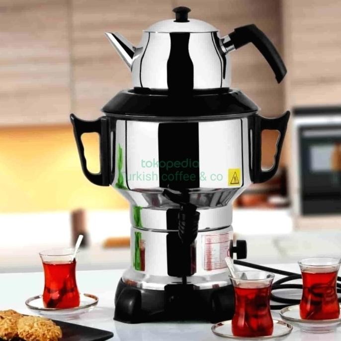 

Sale Turkish Tea Maker / Samovar . Kapasitas 4,5 Liter