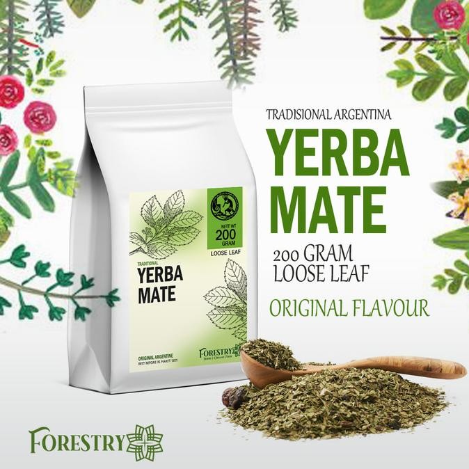 

Murah Teh Yerba Mate Asli Argentina 200 Gram Loose Leaf