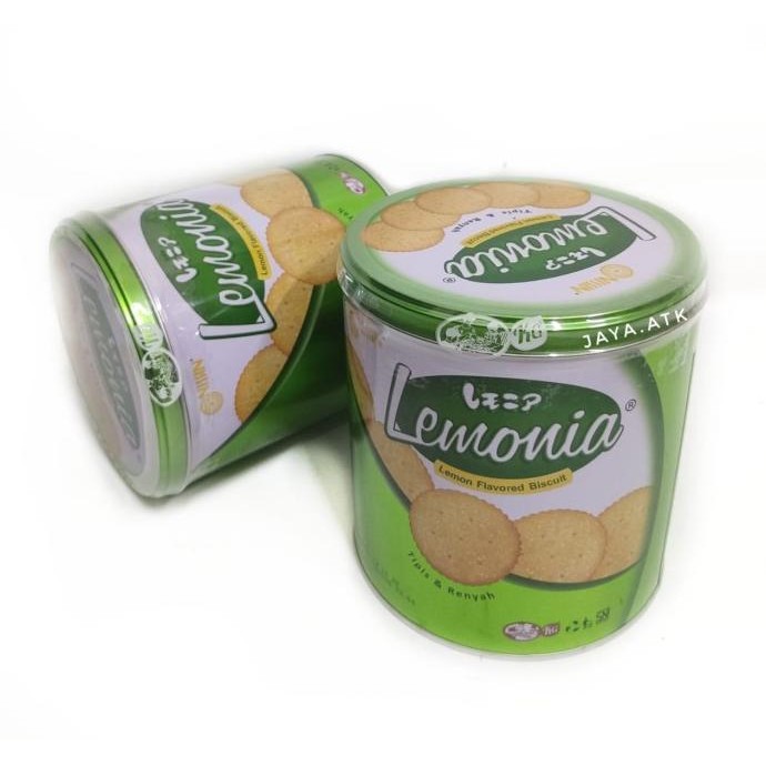 Grosir Biskuit Lemonia Kaleng 700 Gr Rasa Lemon Biscuit
