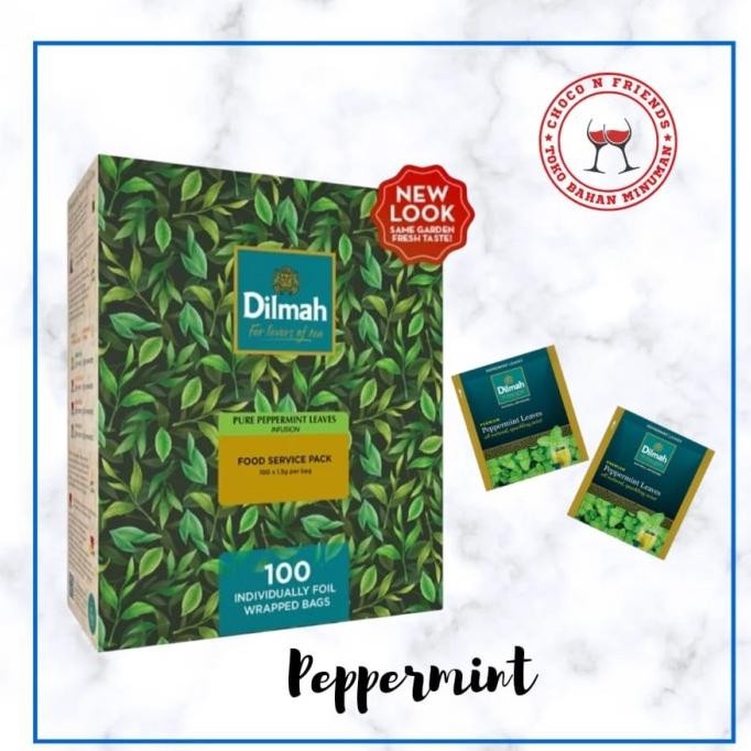 

Sale Teh Dilmah 100Sachet Peppermint