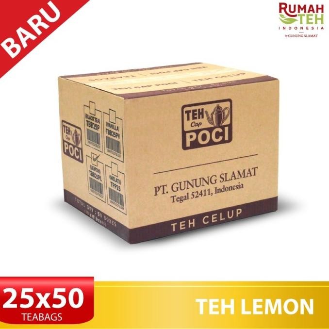 

Murah Teh Celup Poci Rasa Lemon Carton Pack (1 Karton Isi 50 Boks)