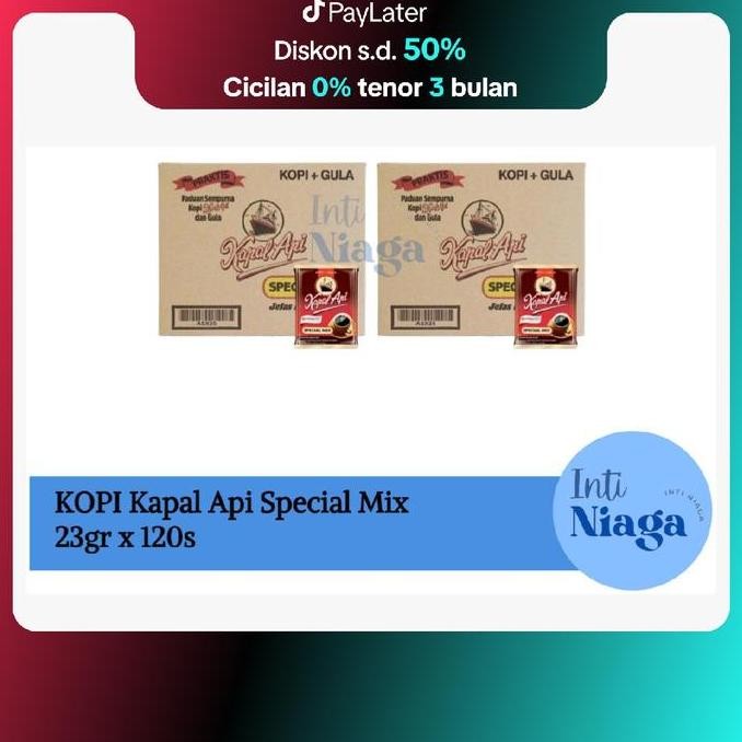 

Sale Hb - 2 Dus Kopi Kapal Api Special Mix (23Gr X 120S)