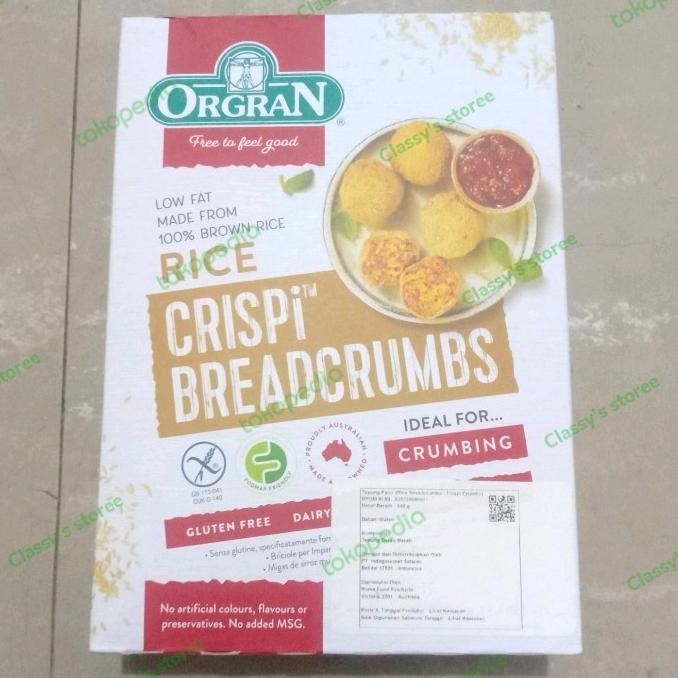 

Grosir Rice Crispy Breadcrumbs/Orgran Gluten Free 300 Gr