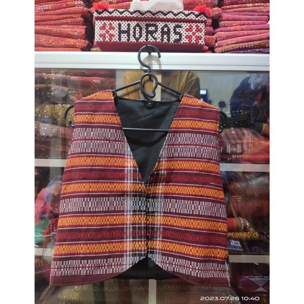 Rompi Anak Ragihotang - Rompi Ulos Batak - Rompi Ulos Ragihotang