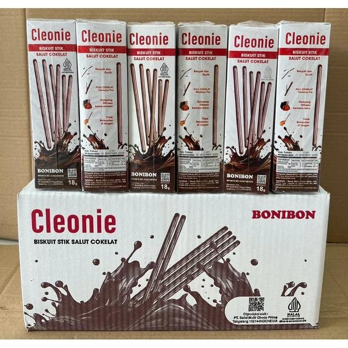 

Grosir Cleonie Biskuit Stik Salut Cokelat 1 Dus Isi 6 Pack (72 Pcs)