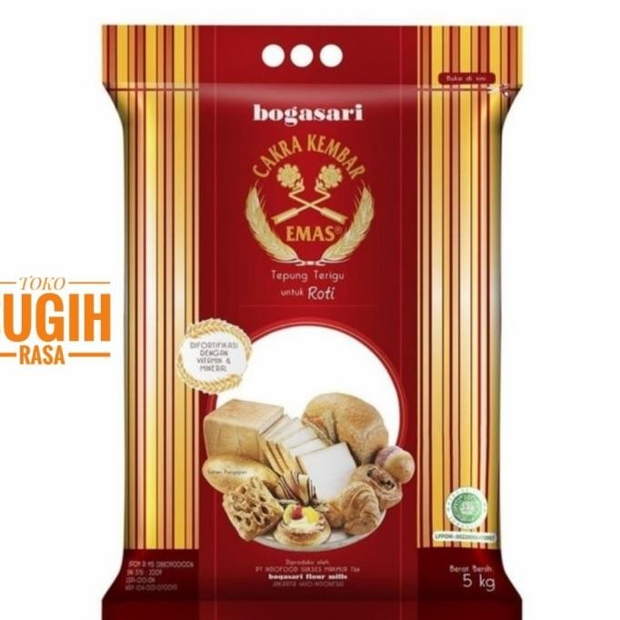 

Sale Tepung Cakra Kembar Emas Tepung Terigu Untuk Roti 5Kg