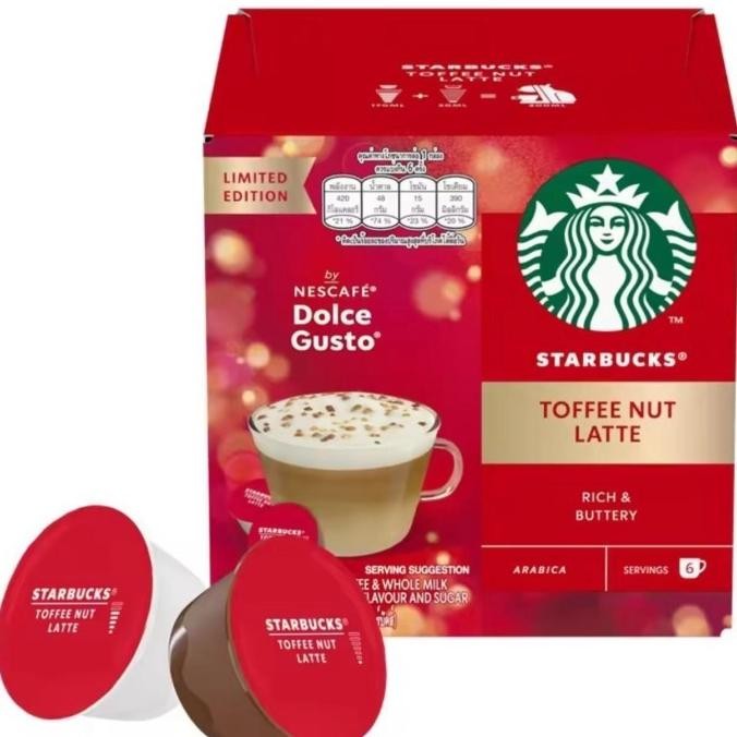 

Murah Nescafe Dolce Gusto Starbucks Toffee Nut Latte Capsule