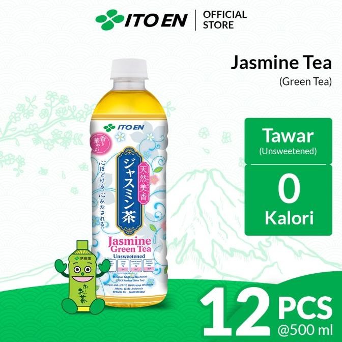 

Sale Ito En Jasmine Green Tea No Sugar 500Ml Isi 12 Pcs