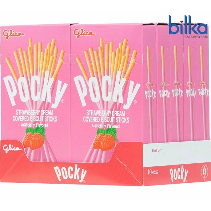 

Sale Pocky Strawberry Cream (Dus Isi 10 Pack)