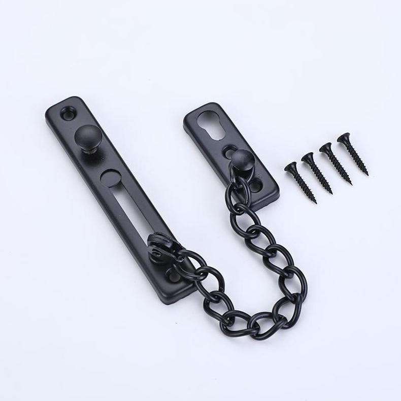 Grendel Slot Pintu Rantai Stainless Steel Grendel Rantai Jendela Selot Pintu Rumah Rantai Door Chain