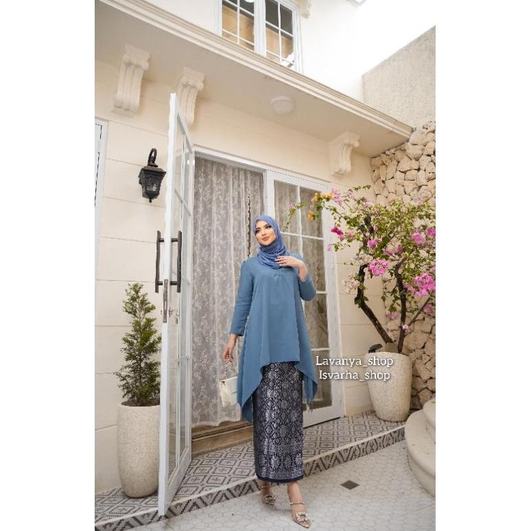 Long Tunik Muslimah Malayu // Baju Kurung Malayu - Kebaya One Set Rok // Kebaya Pinguin // Kebaya On