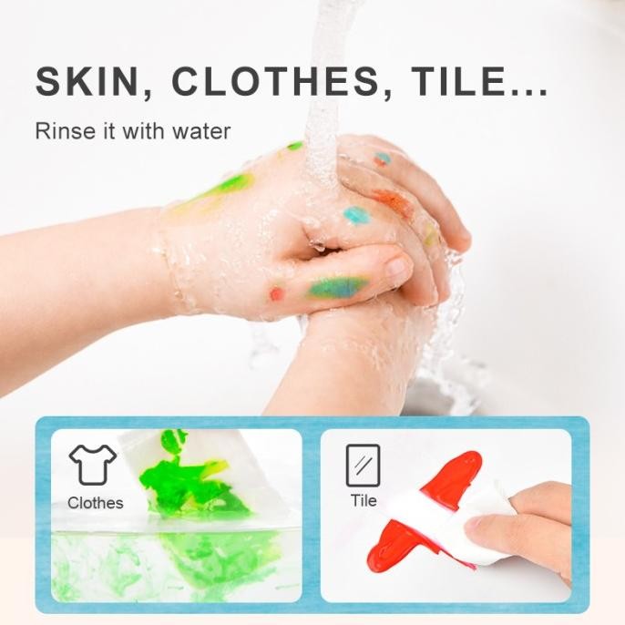 

Mideer Washable Finger Paint Non Toxic Hand Painting Cat Tangan Anak Original Dan Terlaris