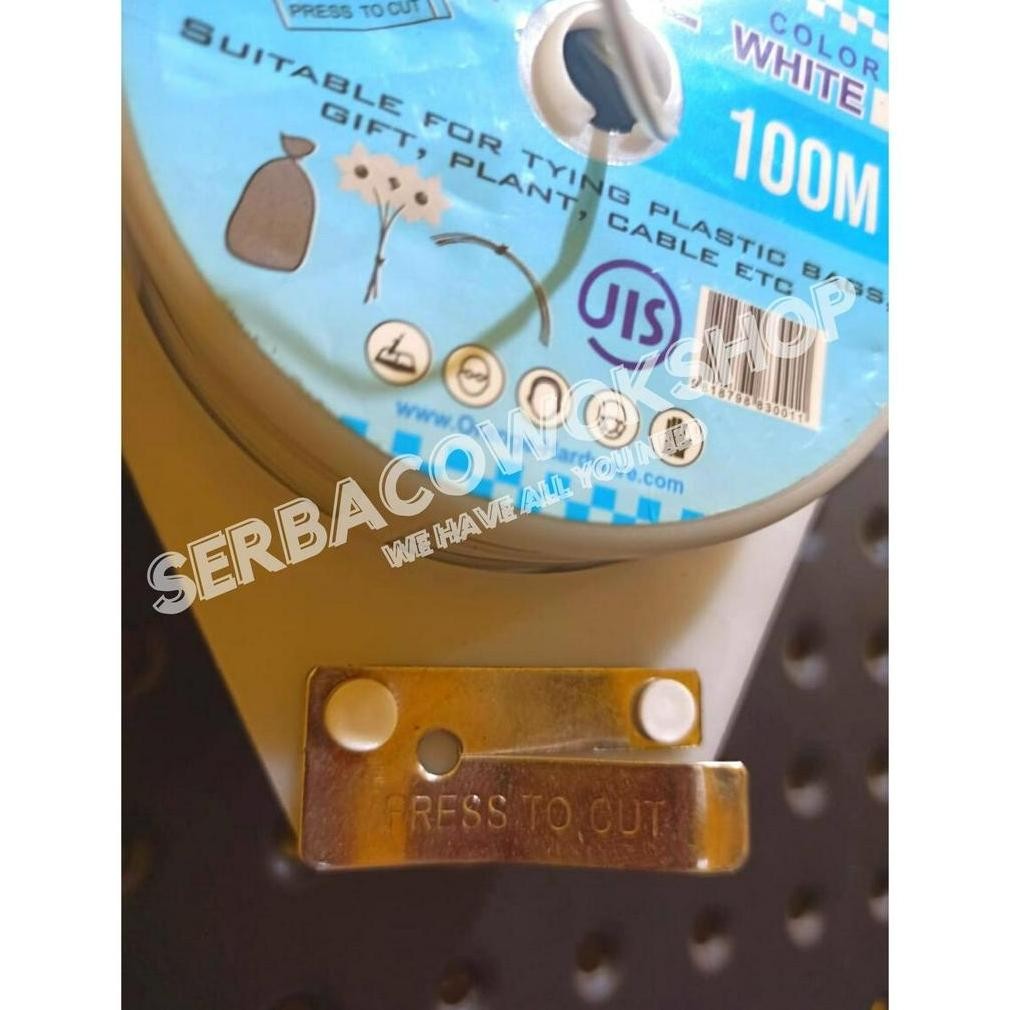 

Uj-32 Orange Twist Tie 100M Putih Pengikat Kabel Lilit 100 Meter Serbaguna Harga Satuan Termurah