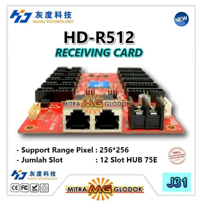 Huidu Hd-R501 Hub 75 Receiving Card Full Color Controller | J41