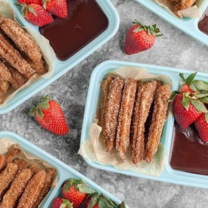 

Bisa Spk! 1 Kg (2X500 Gram) Tepung Premix Churros Tepung Instant Spanish Donut