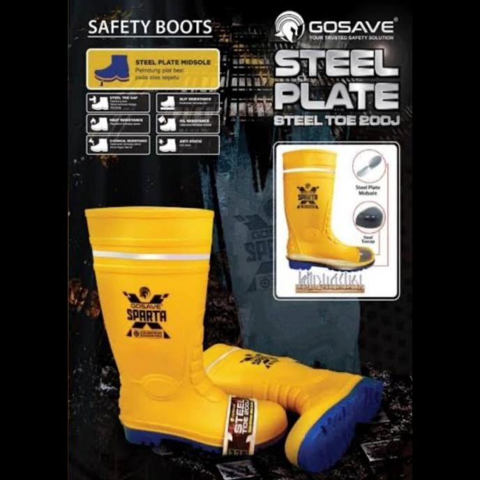 Terjangkau Gosave Sepatu Safety Boot Sparta - X