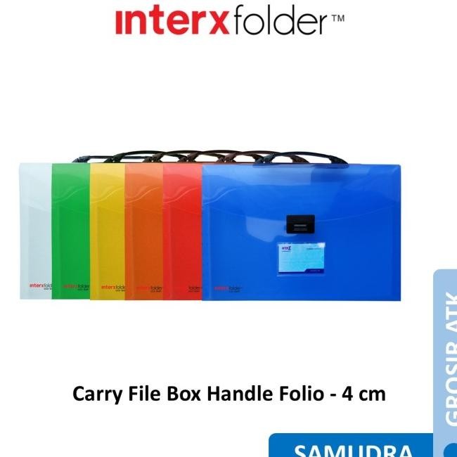 

Interfolder Map Carry File Bo 4 Cm With Handle Fcfolio