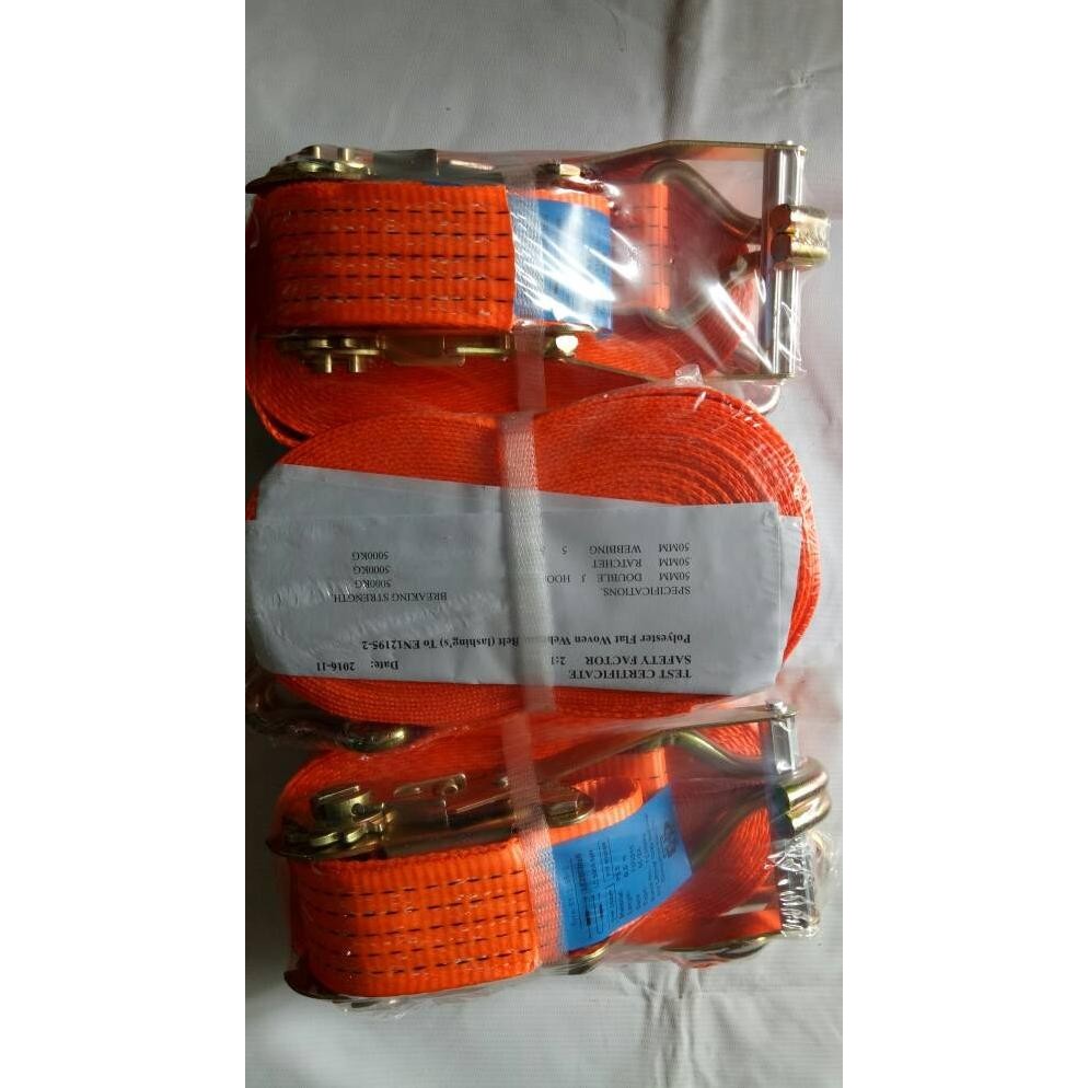Terjangkau Cargo Lashing Rachet Track Belt Webbing Tali Kretek 5Ton 12 Meter