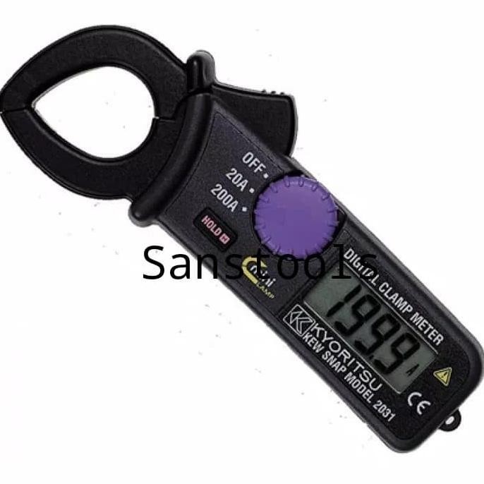 Kyoritsu 2031 tang ampere ac digital mini clamp meter 200a Ori Japan