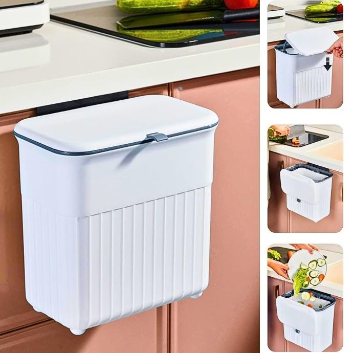 Tempat Sampah Tutup Dapur Gantung Tong Sampah