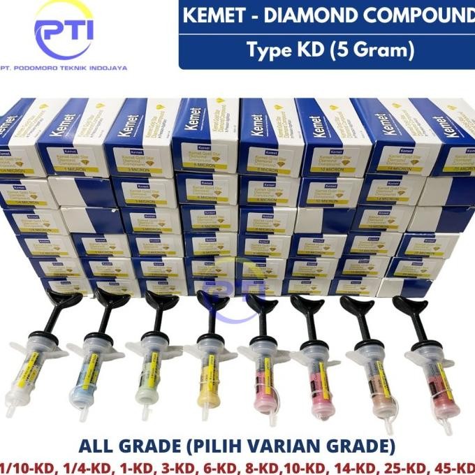 Murah Kemet Diamond Compound 1/10Kd 1/4Kd 1Kd 3Kd 6Kd 8Kd 10Kd 14Kd 25Kd