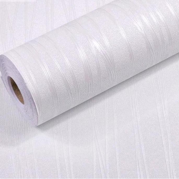 TERBARU WALLPAPER DINDING  KAMAR TIDUR BERTEKSTUR SERAT KAIN  ELEGAN STIKER DINDING  POLOS