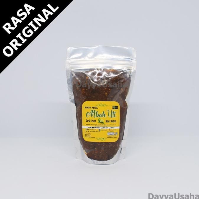 

[RASA TIDAK PEDAS] Sambal Sambel Bumbu Pecel Madiun cap MBAH UTI 200gr nUg