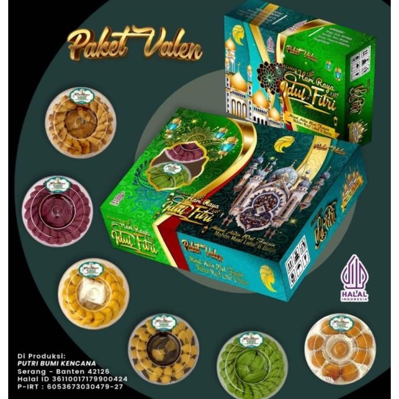 

Kimsinar - Kue Paket Lebaran Paket Valen 6 toples