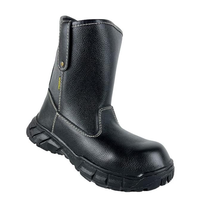 Diskon Sepatu Safety Boots Proyek Kulit Sapi Asli Kerja Lapangan Septi Sefty