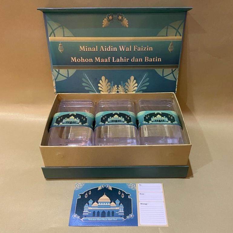 

Gift Box IDUL FITRI magnet | Kotak kue LEBARAN | Hampers EID MUBARAK
