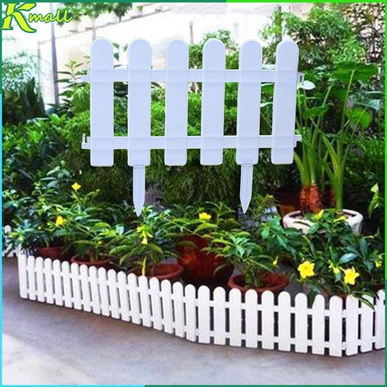 Bisa Cod Pagar Taman Shabby Chic Pagar Kebun Pagar Plastik Vintage Dekorasi Pagar Putih Dekorasi Dal